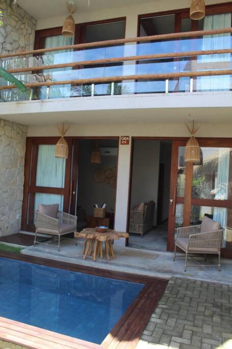 Casa De Luxo Na Praia Do Patacho - Cond. Azulu, Casa 04 Villa Pôrto de Pedras Екстериор снимка